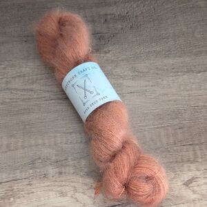 Hand Dyed Yarn in Warm Brown